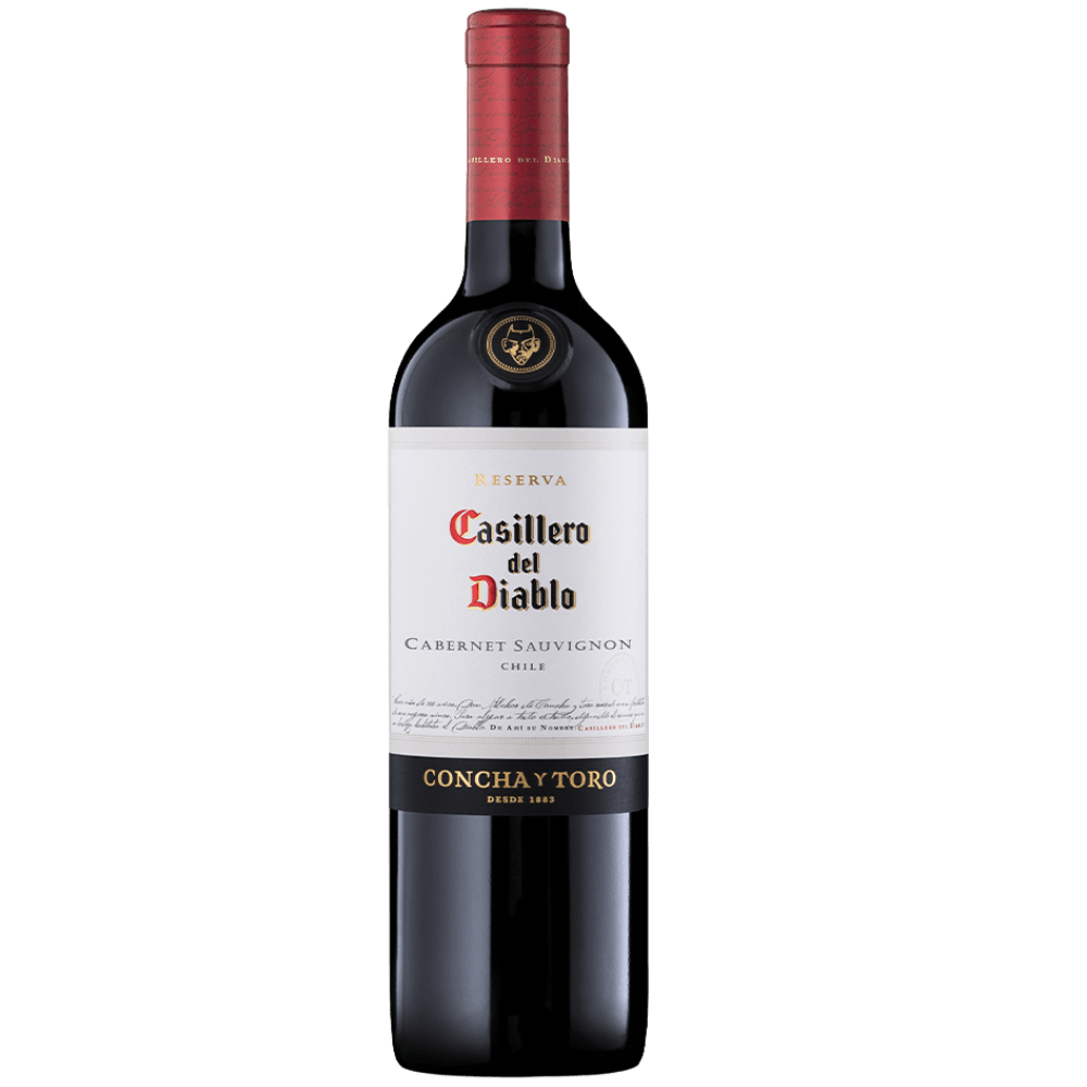 Garrafa de vinho tinto Casillero del Diablo Reserva Cabernet Sauvignon, Chile, Concha y Toro