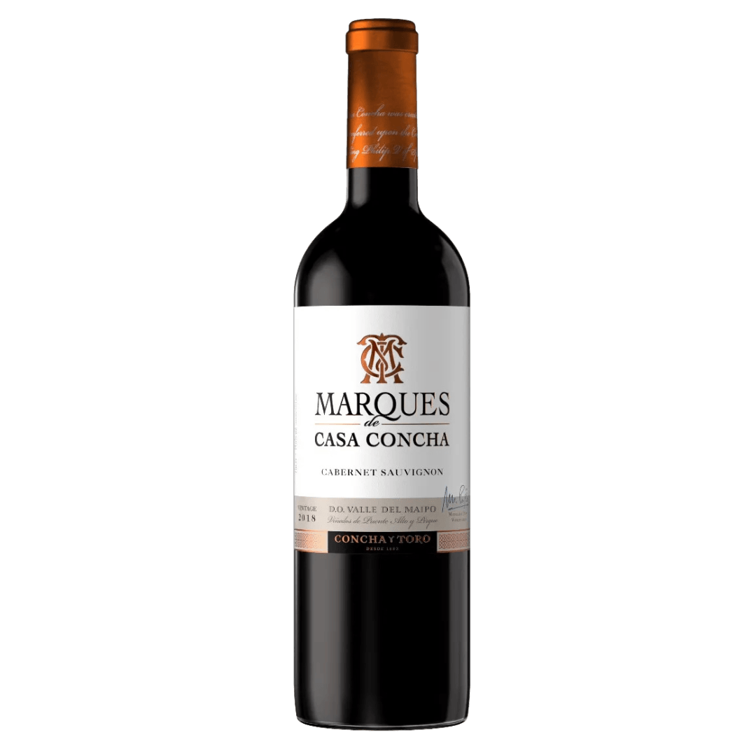 Garrafa de vinho tinto Marques de Casa Concha Cabernet Sauvignon, Valle del Maipo 2018