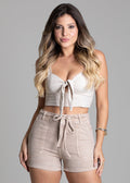 Shorts Sarja Sawary - 278614 BEGE