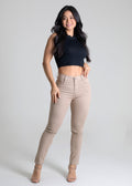 Calça Sarja Sawary Skinny - 278784 BEGE