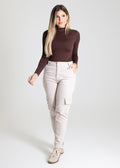 Calça Sarja Sawary Mom - 280076 BEGE