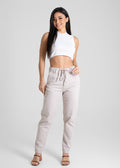 Calça Sarja Sawary Mom - 280308 BEGE