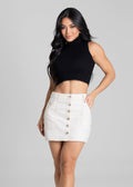 Saia Linho Sawary - 281176 OFF WHITE