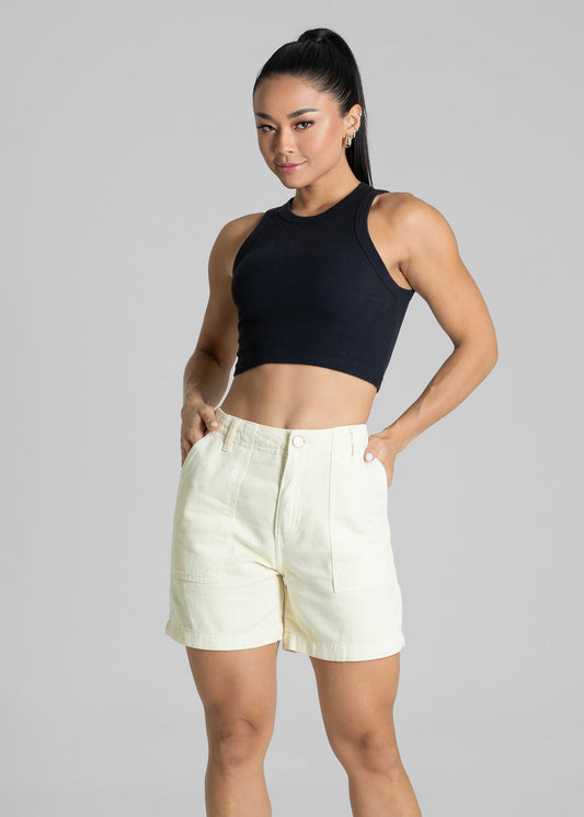 Shorts Sarja Sawary - 281554 AMARELO - Shorts Sarja Amarelo