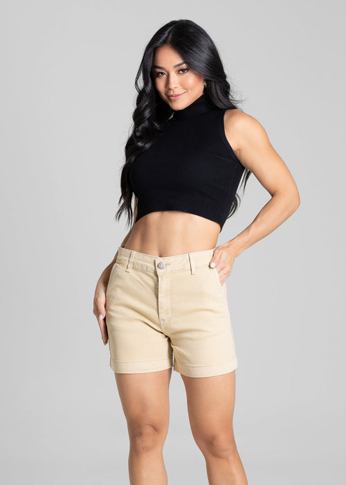 Shorts Sarja Sawary - 281687 AMARELO - Shorts Sarja Amarelo