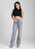 Calça Jeans Sawary Reta - 281720 CINZA