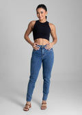 Calça Jeans Sawary Super Lipo - 281801 AZUL