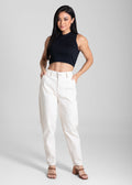 Calça Sarja Sawary Mom - 281848 CRU NATURAL