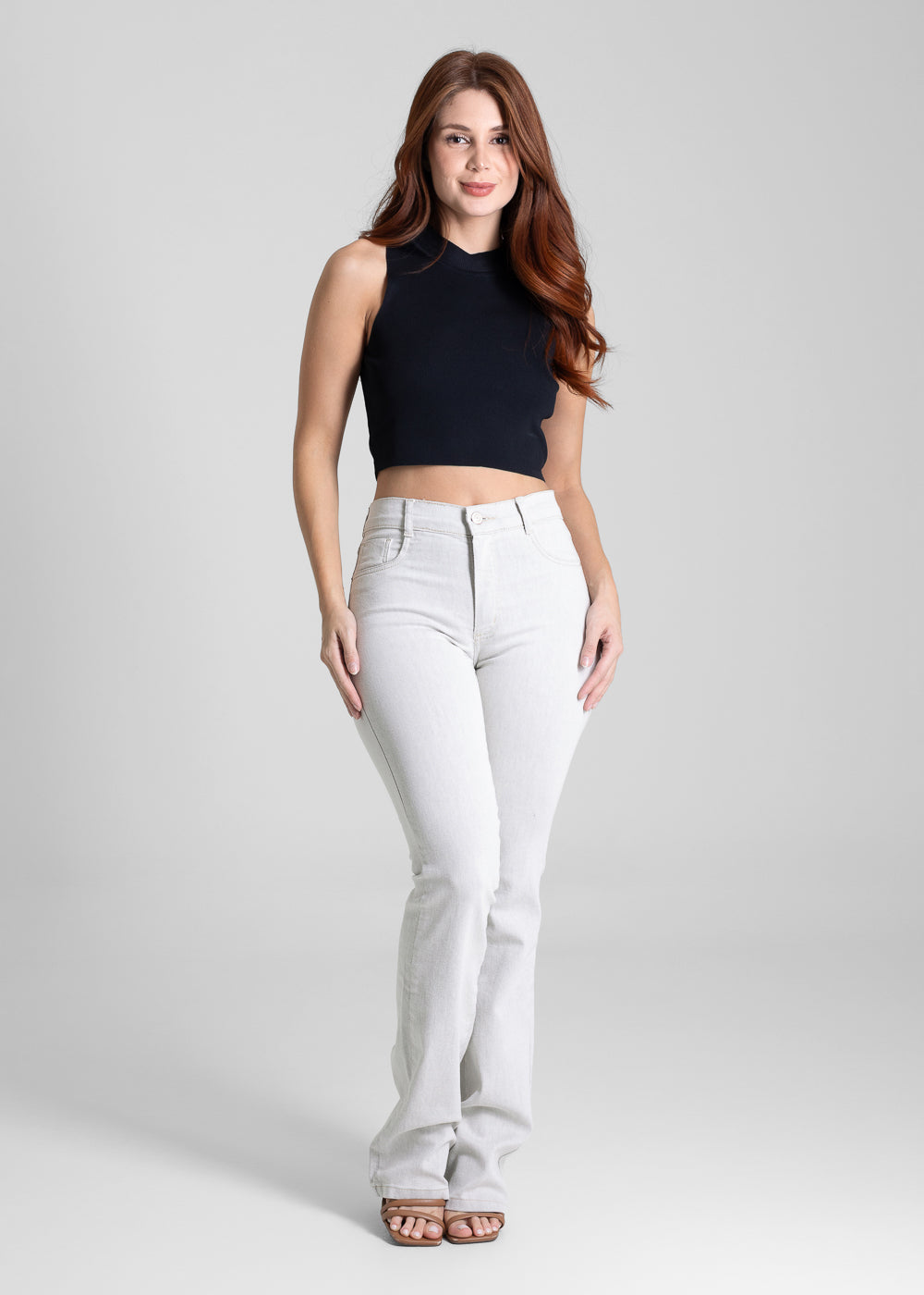 Calça Sarja Sawary Boot Cut - 281855 MESCLA