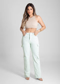 Calça Sarja Sawary Reta - 281968 VERDE