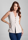 Colete Sarja Sawary - 282110 BEGE