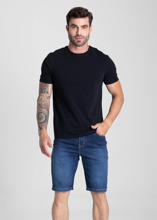 Bermuda Jeans Sawary - 282136 AZUL - Bermuda Jeans Azul