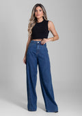 Calça Jeans Sawary Wide Leg - 282230 AZUL