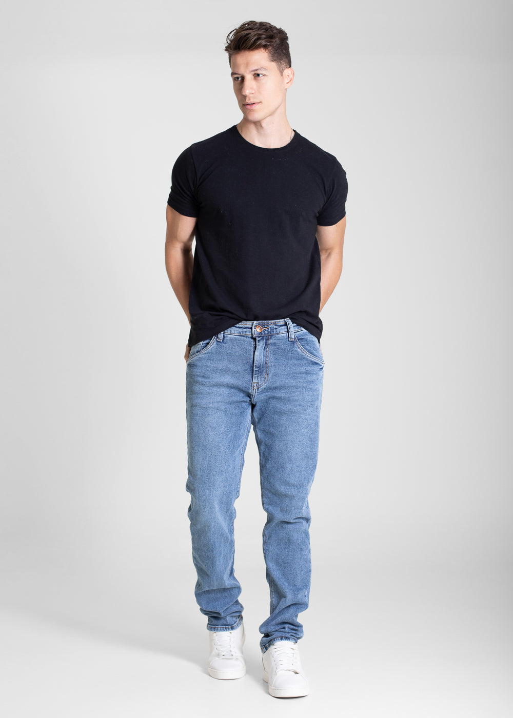 Calça Jeans Sawary Reta - 282263 AZUL