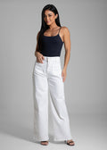 Calça Sarja Sawary Wide Leg Petit - 282401 PT