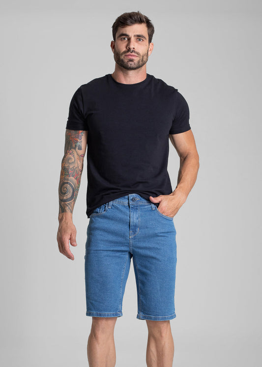 Bermuda Jeans Sawary - 282438 AZUL - Bermuda Jeans Azul