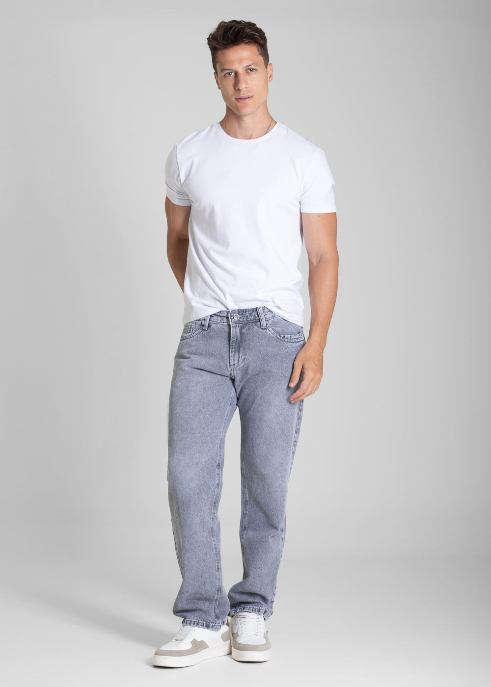 Calça Jeans Sawary Reta - 282471 GRAY
