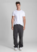Calça Sarja Sawary Relaxed - 282494 CINZA CHUMBO