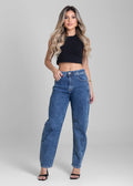 Calça Jeans Sawary Barrel - 282706 AZUL