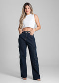 Calça Jeans Sawary Reta Petit - 282727 AZUL