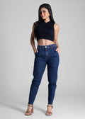 Calça Jeans Sawary Mom - 282750 AZUL