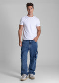 Calça Jeans Sawary Relaxed - 282767 AZUL