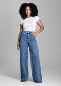 Calça Jeans Sawary Wide Leg - 282954 AZUL