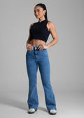 Calça Jeans Sawary Flare Petit - 283003 AZUL
