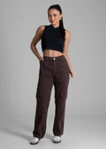 Calça Sarja Sawary Reta Petit - 283013 MARROM