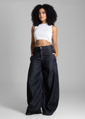 Calça Jeans Sawary Balloon - 283040 PRETO