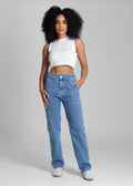 Calça Jeans Sawary Reta Petit - 283123 AZUL