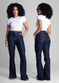 Calça Jeans Sawary Boot Cut Petit - 283262 AZUL