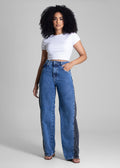 Calça Jeans Sawary Wide Leg - 283293 AZUL