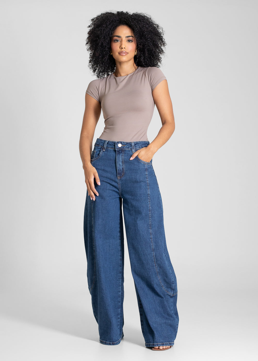 Calça Jeans Sawary Balloon - 283464 AZUL