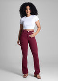 Calça Sarja Sawary Boot Cut - 283544 BORDO