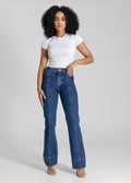 Calça Jeans Sawary Boot Cut - 283672 AZUL