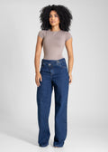 Calça Jeans Sawary Wide Leg - 283687 AZUL