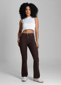 Calça Sarja Sawary Boot Cut - 283703 MARROM