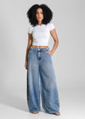 Calça Jeans Sawary Balloon - 283709 AZUL