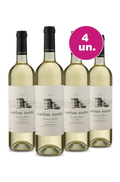 4 garrafas de vinho branco Esteban Martín Chardonnay-Monastrell, produto da Espanha, 2024